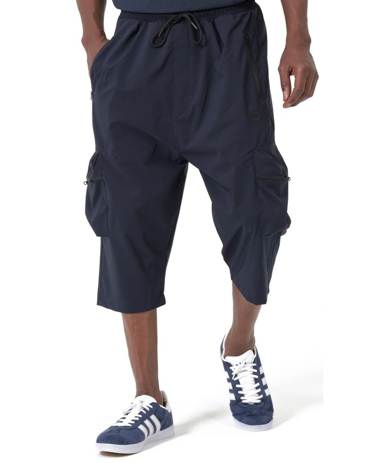 Sarouel Cargo court QTS2004 - bleu marine - Qabail