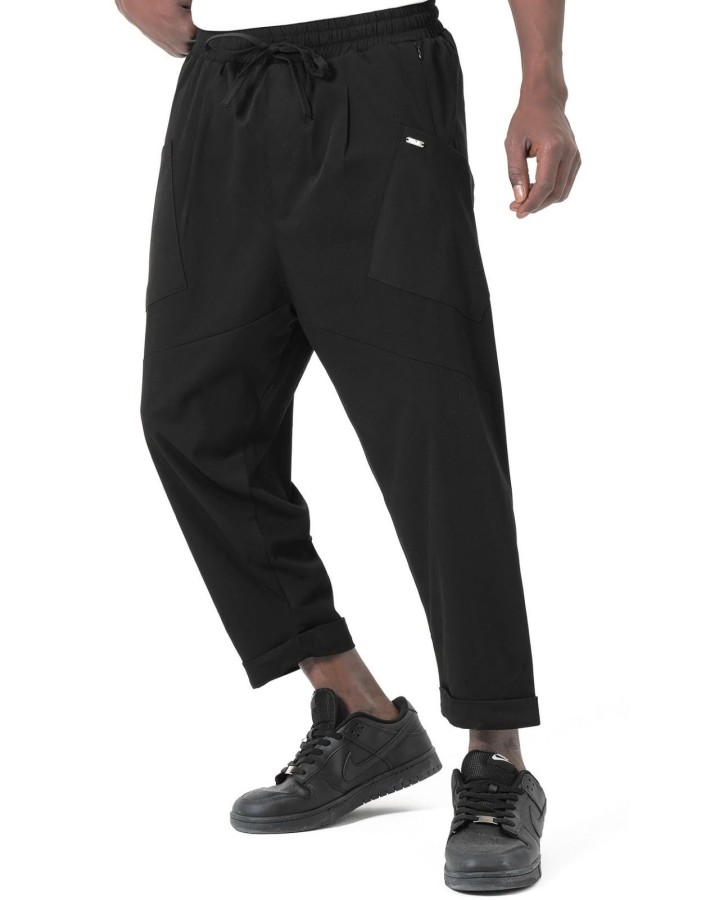 Pantaloni sarouel model QTS1012 – negru – Qabail