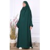 Jilbab 1 Pièce Vert sapin 1329 - Microfibre - Jamila