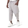 Pantaloni sarouel model QTS1012 – gri deschis – Qabail
