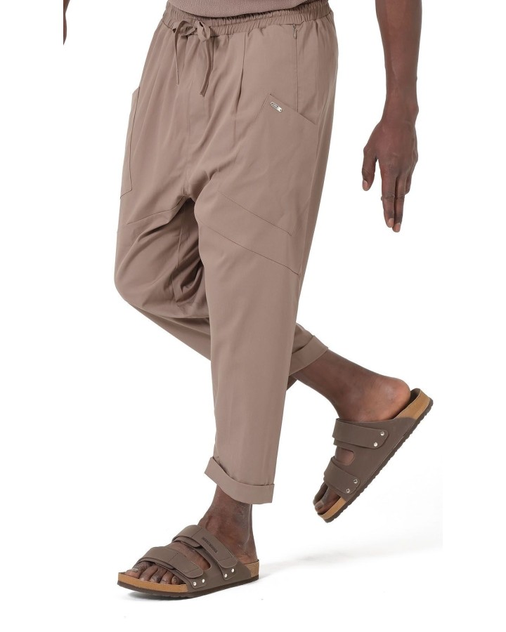 Sarouel Design QTS1012 - taupe - Qabail