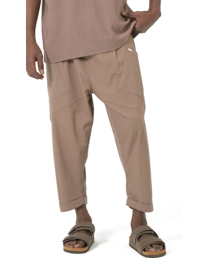 Sarouel Design QTS1012 - taupe - Qabail