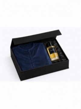 Marineblauwe Emirati Qamis set