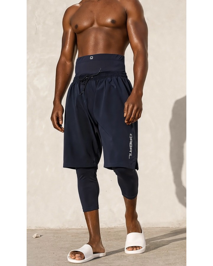 Pantaloncini da bagno blu notte - Qabail