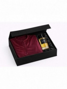 Vinrött Emirati Qamis-set