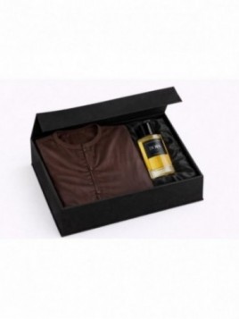 Bruine Emirati Qamis set