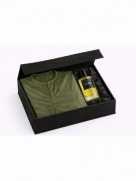 Set Qamis Emirati kaki