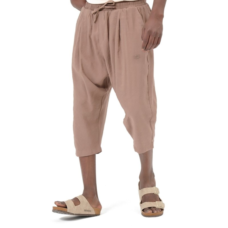Pantacourt classik tencel QTS1010 - taupe - Qabail
