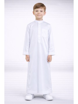 Saudi satin child's Qamis -...