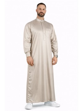 Qamis Saoudien Beige / Gris...