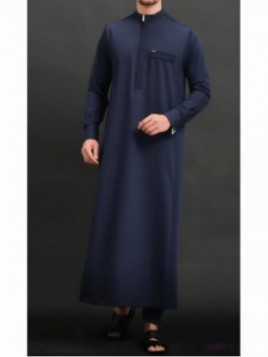 Bey lang Qamis midnatsblå...