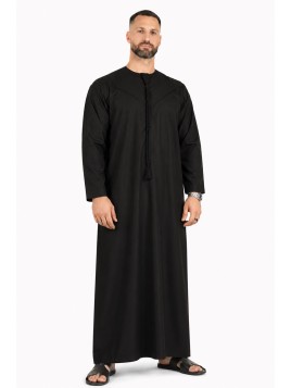 Qamis preto dos Emirados -...