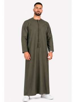 Emirati khaki Qamis - Cotton