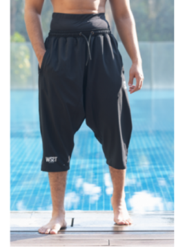 Sarouel de bain long - noir...