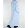 Gandoura marroquí Amir - azul cian