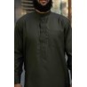 Qamis Saoudien kaki - coton
