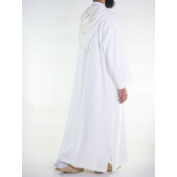Djellaba in mussola marocchina - Bianco sporco