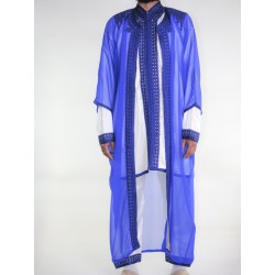 Jabador homme 3 Pièces - Blanc cassé et Bleu Marine