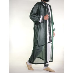 Jabador de 3 piezas para hombre - Blanco hueso y azul marino