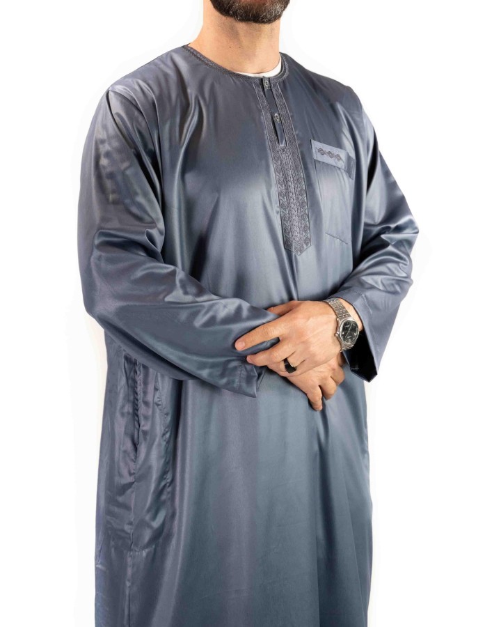Thobe Atlas Dark Grey - long sleeves