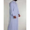 Saudi linen Qamis - light blue