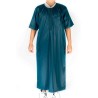 Børn/Teenager Qamis Satin blågrøn korte ærmer - Atlas