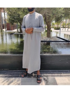 Grigio chiaro Saudi Qamis -...