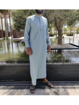 Verde apă Saudi Qamis - Bumbac