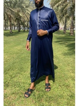 Eden Qamis marineblauw -...