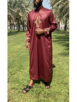 Qamis Aylan Bordeaux -...