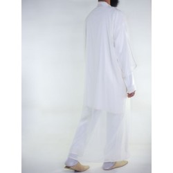 Jabador de 3 piezas para hombre - Blanco hueso y azul marino