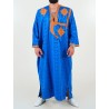 Melhfa - uniforme saharawi - blu scuro e oro