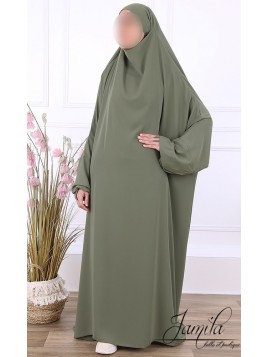 Jilbab 1 Peça Kaki 2661 -...