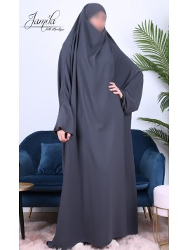 Jilbab 1 Pièce Anthracite...