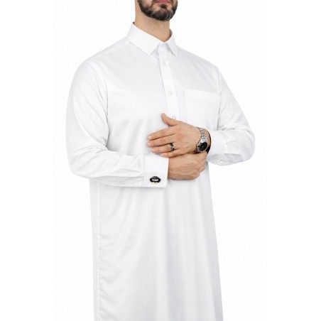 Qamis Qatari weiß