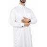Hvide Qatari Qamis