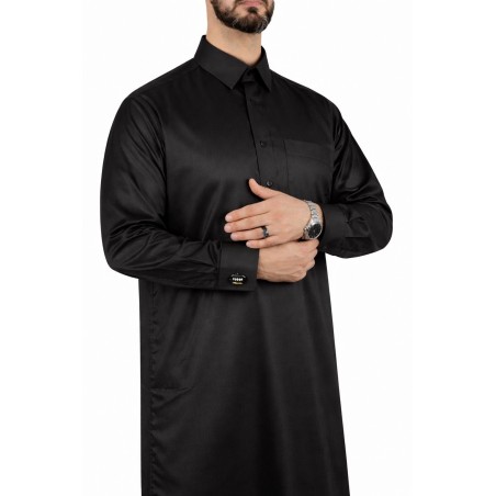 Qamis Qatari schwarz