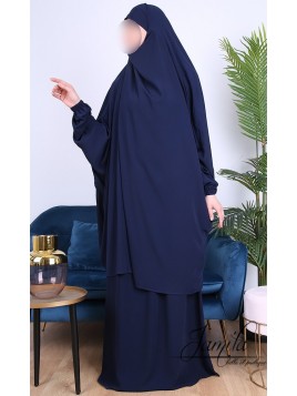 Gonna Jilbab 2 pezzi blu...
