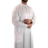Hvidt Saudi Qamis-sæt