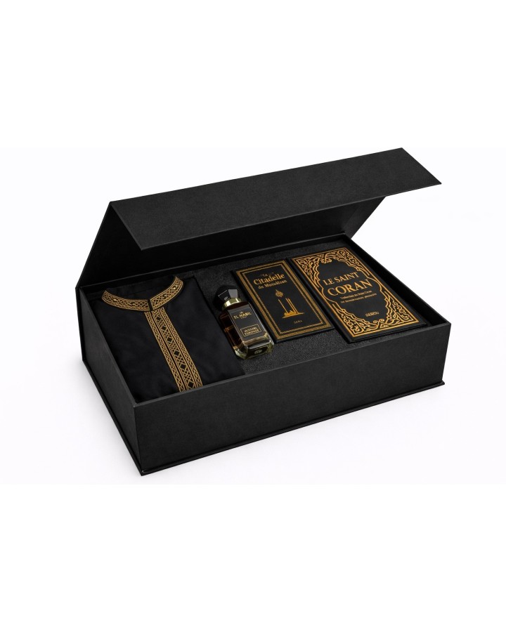 Coffret Qamis Privée Sultan Noir / Doré