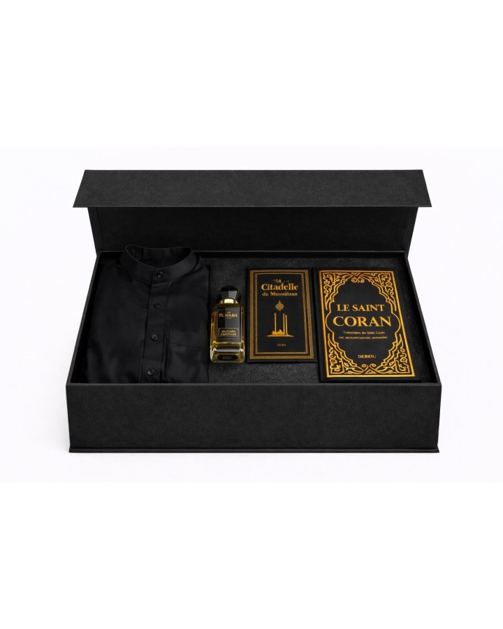 Set Saudi Qamis Schwarz