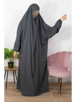 Jilbab 1 bucată Antracit 27...