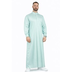Qamis Saoudien Bordeaux - Satiné Precious