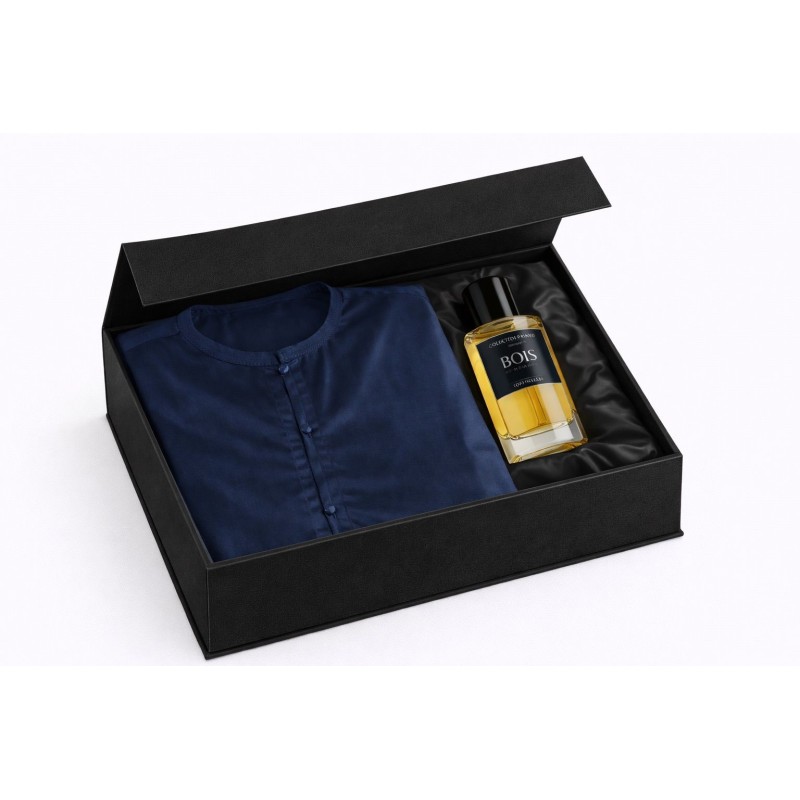 Set Qamis Sultan Schwarz / Gold