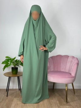 Jilbab 1-teilig Apfelgrün...