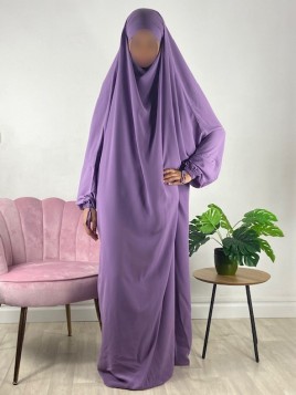 Jilbab 1 Stuk Lila 123 -...