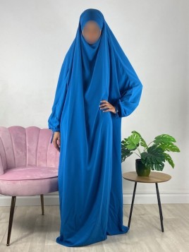 Jilbab 1 Piece Blå 86 - Ull...